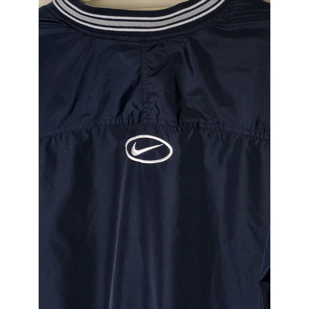 Vintage Nike Windbreaker Pullover White Tag Size XL Navy Blue